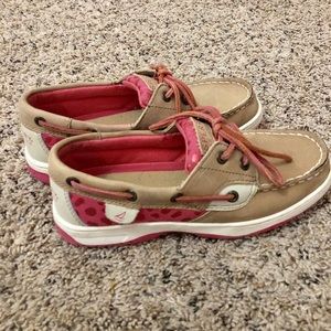 Sperry Top-Sider Girls Boat Shoes, Size 2 Youth